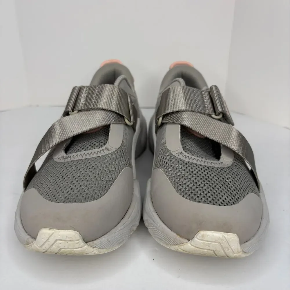 Sorel Kinetic RNEGD Gray Strap Sneaker Shoes Breathable Mesh - Women's Size 7.5